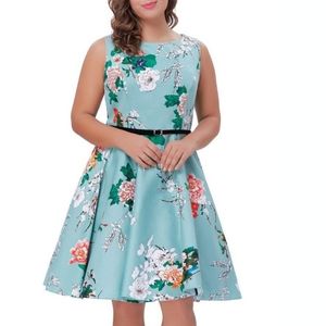 4X Grace Karin Retro Vintage Swing Dress